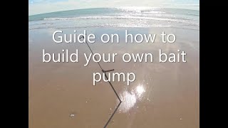 Guide on How to Build a Bait Pump for Black Lugworms [upl. by Cantlon]