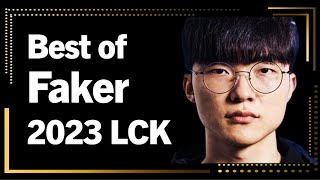 Best of Faker 2023 LCK Montage｜2023 페이커 LCK 매드무비 [upl. by Laeahcim]