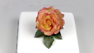 How to Make  Large Rose using Easy Rose Cutter JEM [upl. by Hardden376]