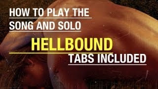 Jerry Cantrell  Hellbound  Guitar Cover  Solo Lesson Tabs [upl. by Raama]