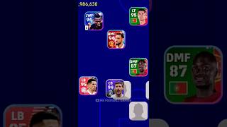 Portugal Squad 💥  eFootball 23 Mobile efootball shorts viral [upl. by Sinnaoi]