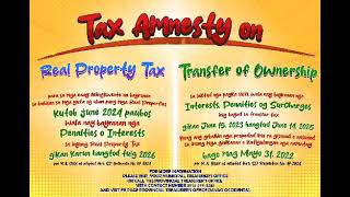 TAX AMNESTY [upl. by Missak]