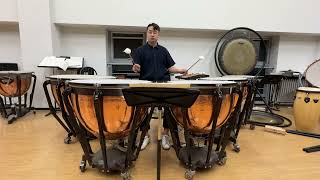 FKrüger  Etude No45 for Timpani [upl. by Nivat]