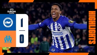 UEL Highlights Brighton 1 Marseille 0 [upl. by Piks]