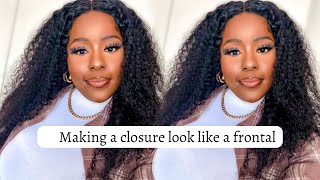 FRONTAL OR CLOSURE Ft Cynosure Hair Review  South African Youtuber [upl. by Sul]