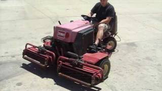 1995 Toro Reelmaster 216D Commercial Riding Mower [upl. by Haidedej]