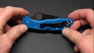 Spyderco Delica 4 Review  Its a Knife Delicacy [upl. by Nelleoj]