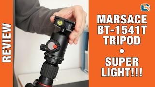 Marsace BT1541T Tripod amp FB2 Ball Head Review [upl. by Laehcor368]