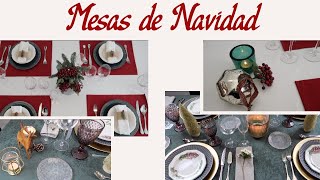 MESAS NAVIDAD fáciles y prácticas INSPIRACIÓN IDEAS [upl. by Elyn]