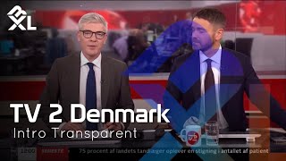 TV 2 Denmark  12 News  New intro Transparant [upl. by Adlei825]