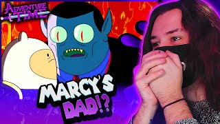 MARCELINES DAD 😱  Adventure Time SEASON 2 EPISODE 13 REACTION [upl. by Nrubyar]