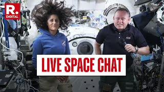 NASAs Sunita Williams Chat With Top Bosses From Space [upl. by Salomi566]