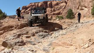 Land Rover Lightweight at Moab Hells Revenge [upl. by Uliram431]