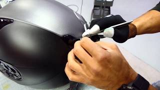 Easy way motor helmet wrap using knifeless tape [upl. by Mariken]