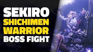 Shichimen Warrior  Sekiro  How to Beat with Cheese [upl. by Barris]