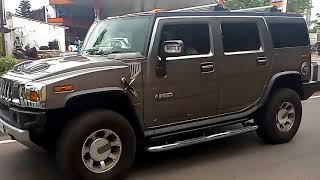 MS DHONI driving HUMMER CAR in Ranchi [upl. by Kcirre]