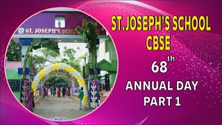 StJosephs School CBSE Dindigul 68th Annual day Part  1 [upl. by Hsoj220]