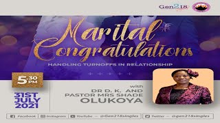 MFM Gen218 Singles  Marital Congratulations with Pastor Mrs Shade Olukoya [upl. by Sidwohl]