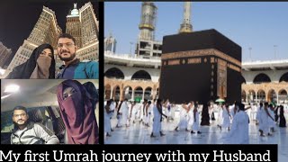 Umrah journey with my HusbandUmrah journeyMy Unforgettable Umrah Journey [upl. by Ttenyl]