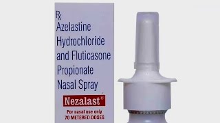 Nezalast Nasal spray  Azelastine Hydrochloride amp fluticasone propionate Nasal Spray [upl. by Ramyaj]