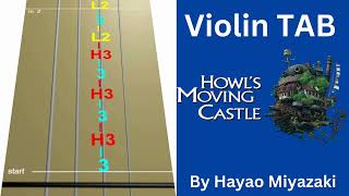 Howls Moving Castle  Violin Solo [upl. by Eixor296]