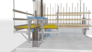 Bitschnau Slipform Animation Gleitschalung Slipforming FUTURA System [upl. by Nnyladnarb259]