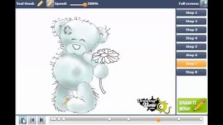 How to Draw Tatty Teddy [upl. by Fabriane]