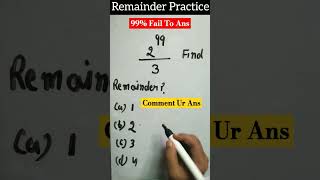 Find the remainder shorts maths remainders [upl. by Nyvets971]