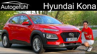 Hyundai Kona FULL REVIEW new SUV Kauai Autogefühl [upl. by Ydnat788]