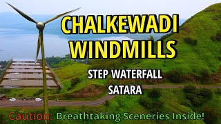 Epic Road Trip to Chalkewadi Windmills Farm Sataras Hidden Gem [upl. by Garrik]