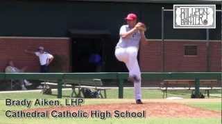 Brady Aiken Prospect Video Cathedral Catholic High School [upl. by Alleon]