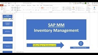 SAP MM Inventory Management Basics explanation for Beginners and Learners [upl. by Arahsit]