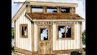 8x8 Clerestory Shed Construction Plans Blueprints For Creating A Potting Shed [upl. by Recnal144]