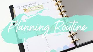 Planning Routine Insert for Happy Planner  Daily Weekly Monthly Routines [upl. by Brenda]