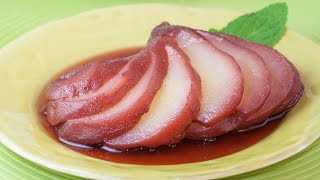 How to Make Poached Pears in Red Wine [upl. by Denman863]