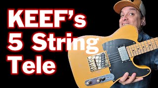 5 String Telecaster Build  Keith Richards Micawber [upl. by Heyes158]