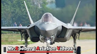 FULL POWER AFTERBURNER Departure F35 at Volkel [upl. by Ava908]