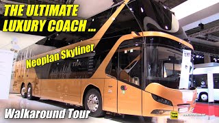 2020 Neoplan Skyliner 76 Seat Double Decker Luxury Coach  Exterior Interior Walkaround [upl. by Yregram]