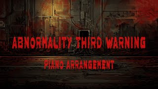 Studio EIM  Abnormality Third Warning piano arrangement 피아노 편곡 [upl. by Chuipek]