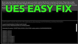 How To Fix Unreal Engine 5 Unhandled Exception EXCEPTION ACCESS VIOLATION writing address 0x00007fff [upl. by Camille441]