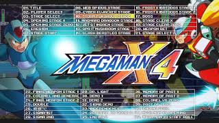 Mega Man X4 Soundtrack PS1 OST 42 Tracks Megaman X 4 [upl. by Leinto]