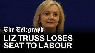 Liz Truss loses her seat in Norfolk South West to Labour  Election [upl. by Aicilev563]