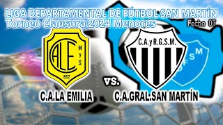 240907 TLDFSM Clausura F07 9naDiv  CALa Emilia vs CARGralSan Martín [upl. by Tryck554]