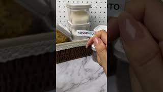 ASMR kitchen organized with Q30 label makerhomeorganization labelmaker label asmr restock asmr [upl. by Lidah]