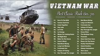 60s 70s Greatest Rock N Roll Vietnam War Music  🎸Top 100 Vietnam War Songs🎻 Classic Rock Of 60s 70s [upl. by Zoila]