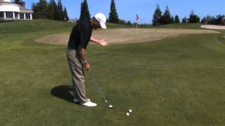 Golf tips from the Tigers Keep it simple when chipping [upl. by Ahtael]