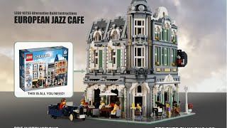 LEGO Assembly Square Alternative Build “ European Jazz Café” [upl. by Alrats489]