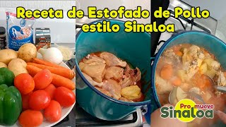 Estofado de Pollo estilo Sinaloa receta [upl. by Ardle912]