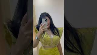 Wedding and party dress💚💛dress wedding party model fashion design shortvideo shorts song [upl. by Eelnayr598]