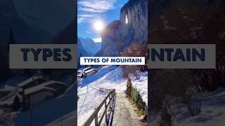 Types of mountains 🏔  padhaicom shorts [upl. by Gainor]